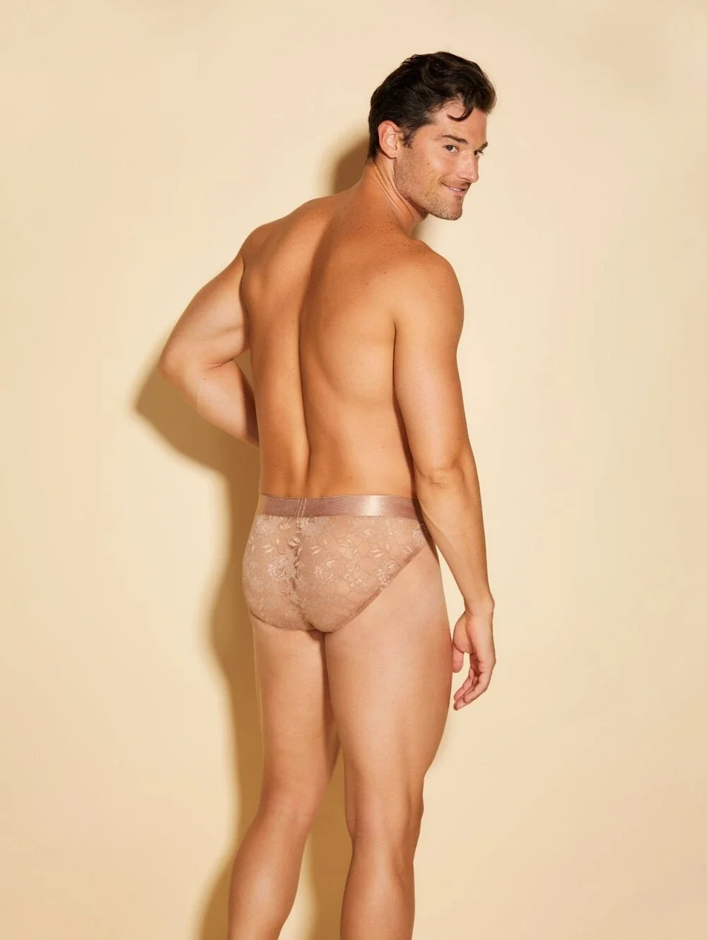 Cosabella Men's Sheer Lace Sports Briefs in India